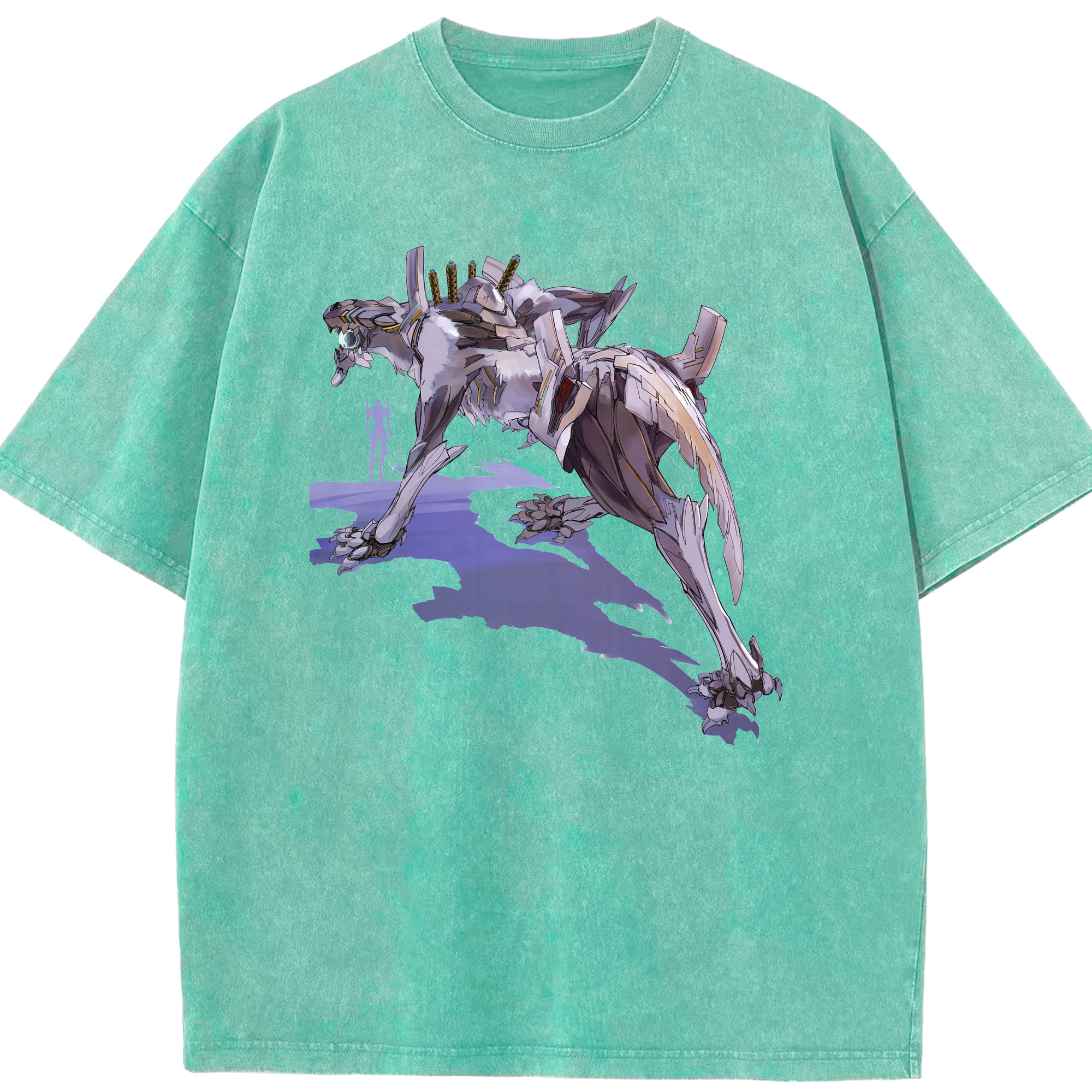 （画像用） EVA 新世紀エヴァンゲリオン 綿100% ヴィンテージ風 半袖Tシャツ（フロントプリント）